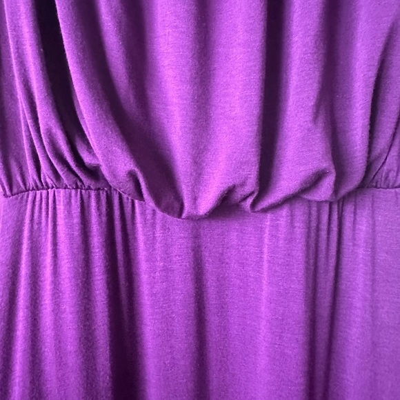 GO COUTURE Purple Tube Top Maxi Casual Summer Dress Medium BNWT - Picture 5 of 7